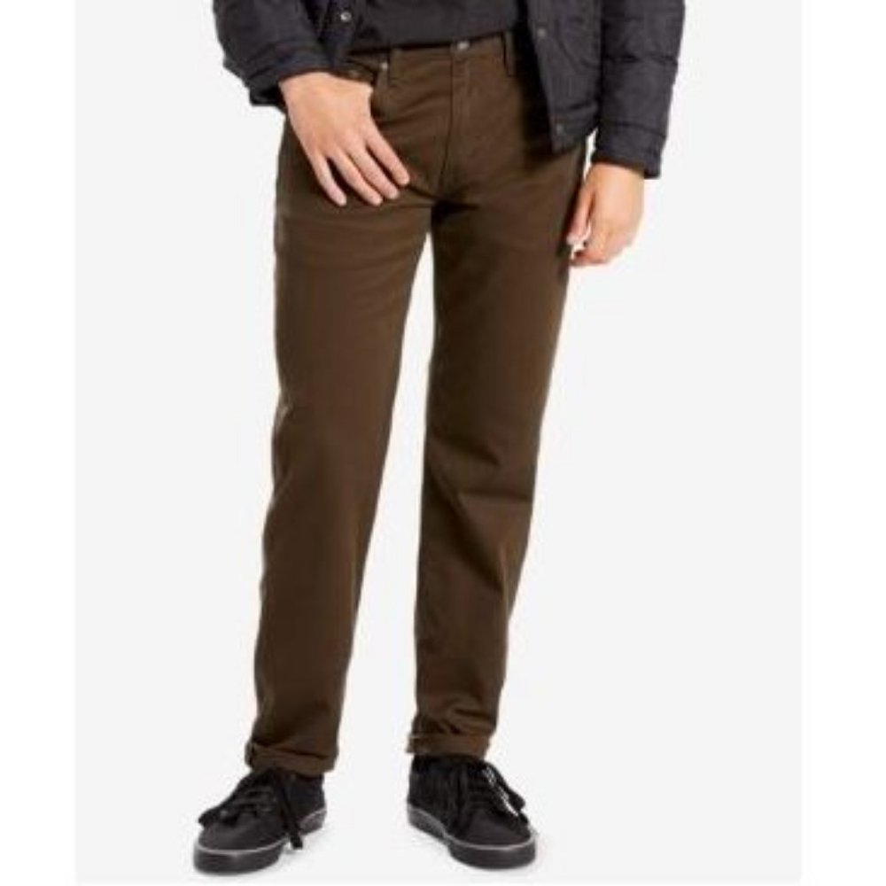 Levi's | Men's 502 Taper Brown Twill Jeans 32x34